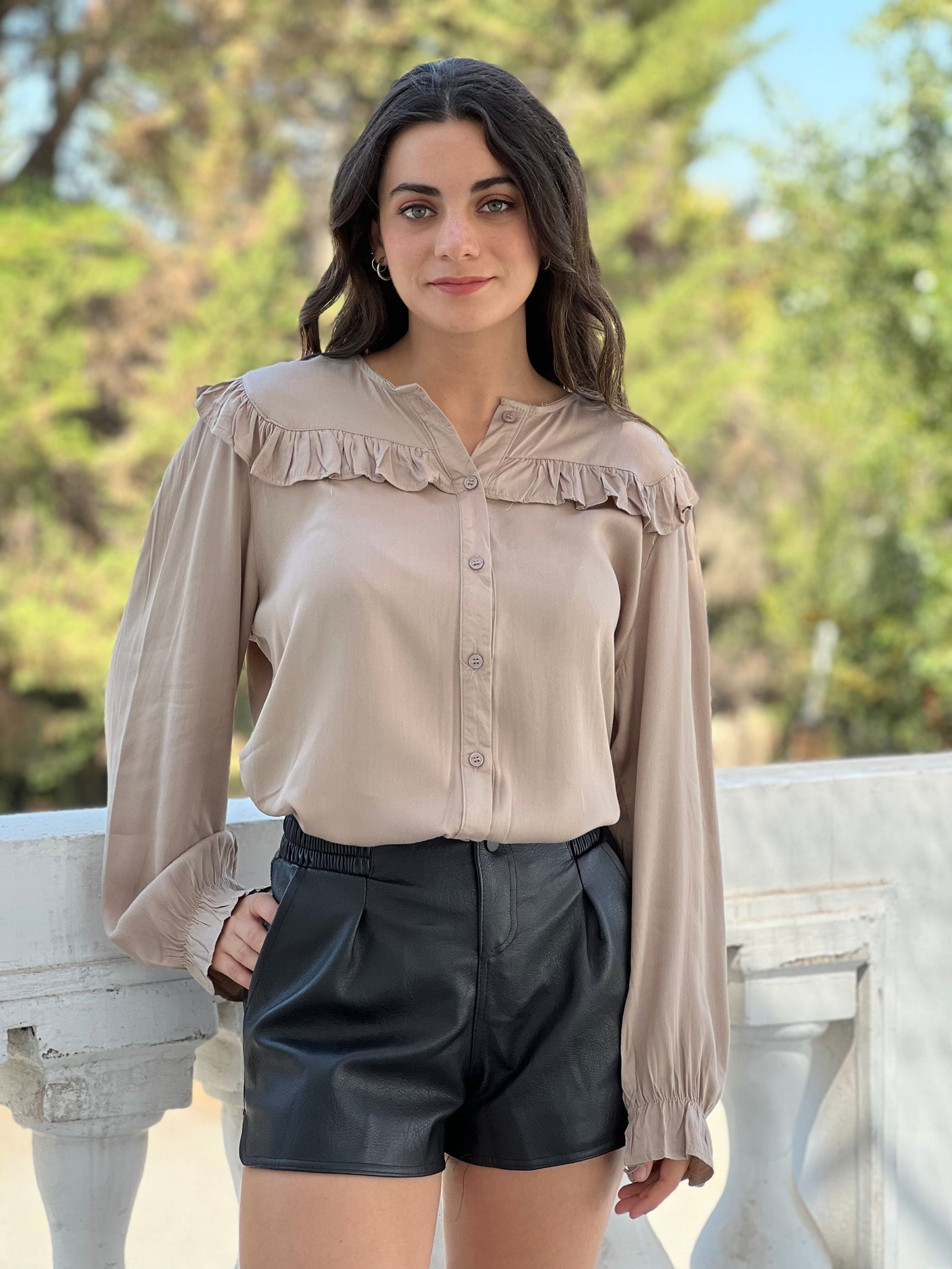 Blusa Vuelo Café Deco por ti 