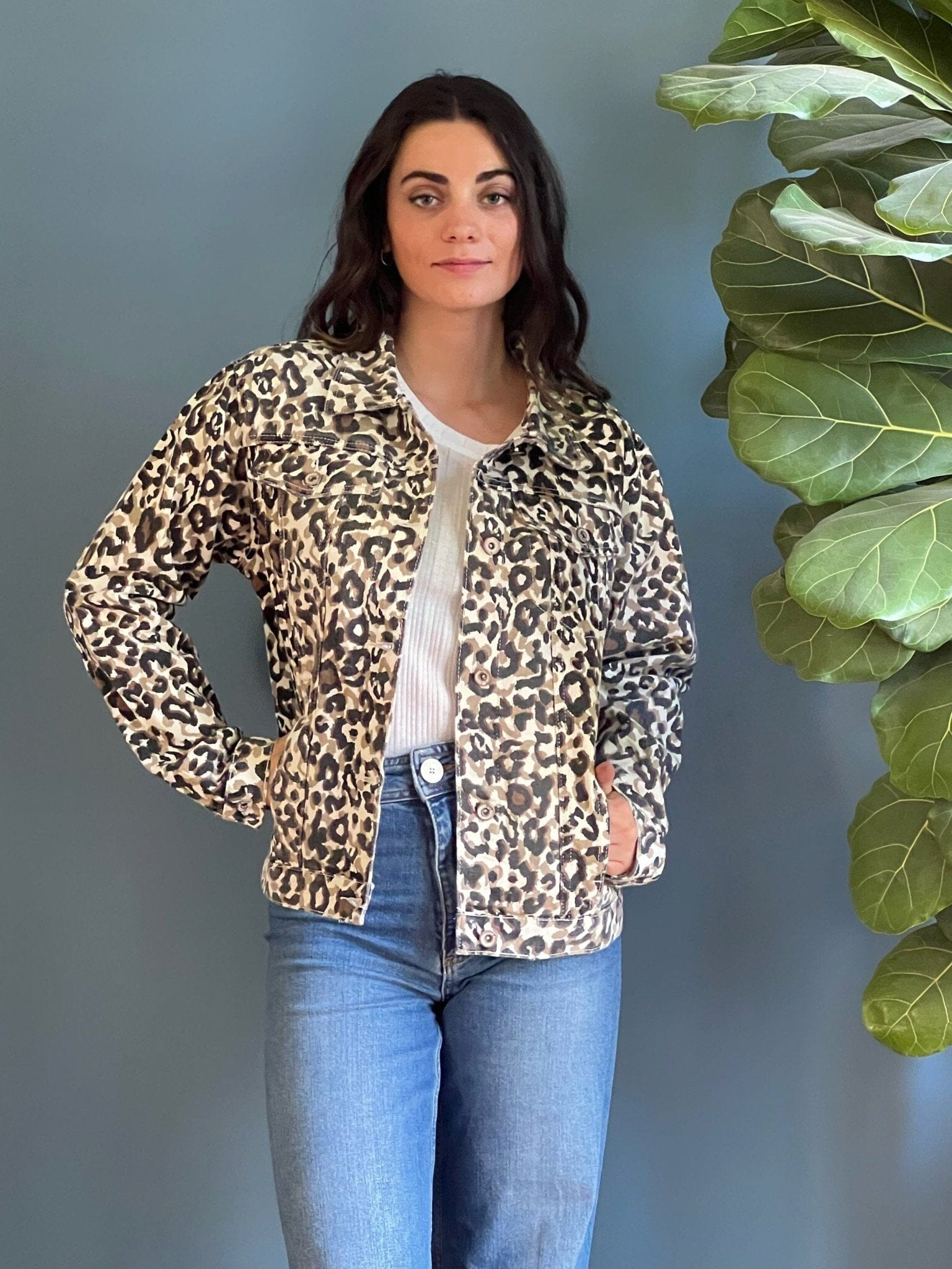Chaqueta Leopardo Blanca Moda Deco por ti 