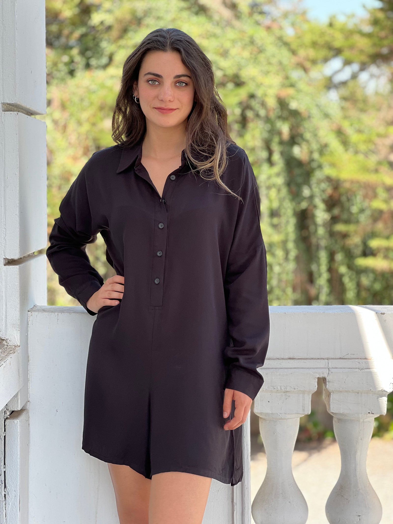 Enterito Camisero Negro Deco por ti 