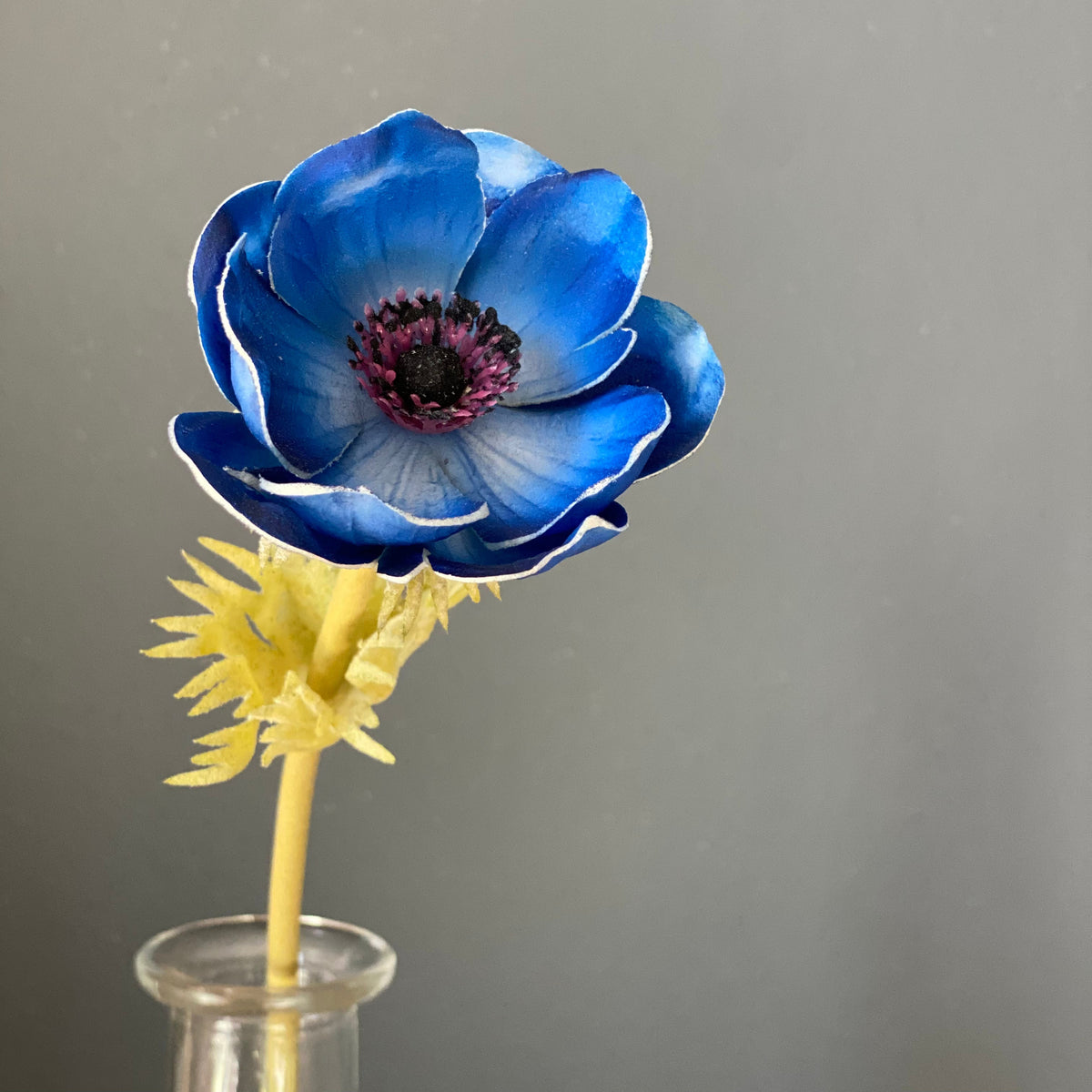 Flor Amapola Artificial Deco por ti Azul 