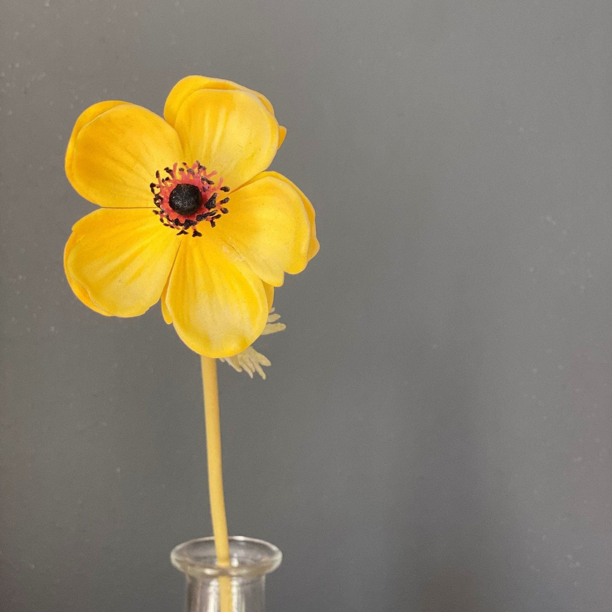 Flor Anémona Artificial Deco por ti Amarillo 