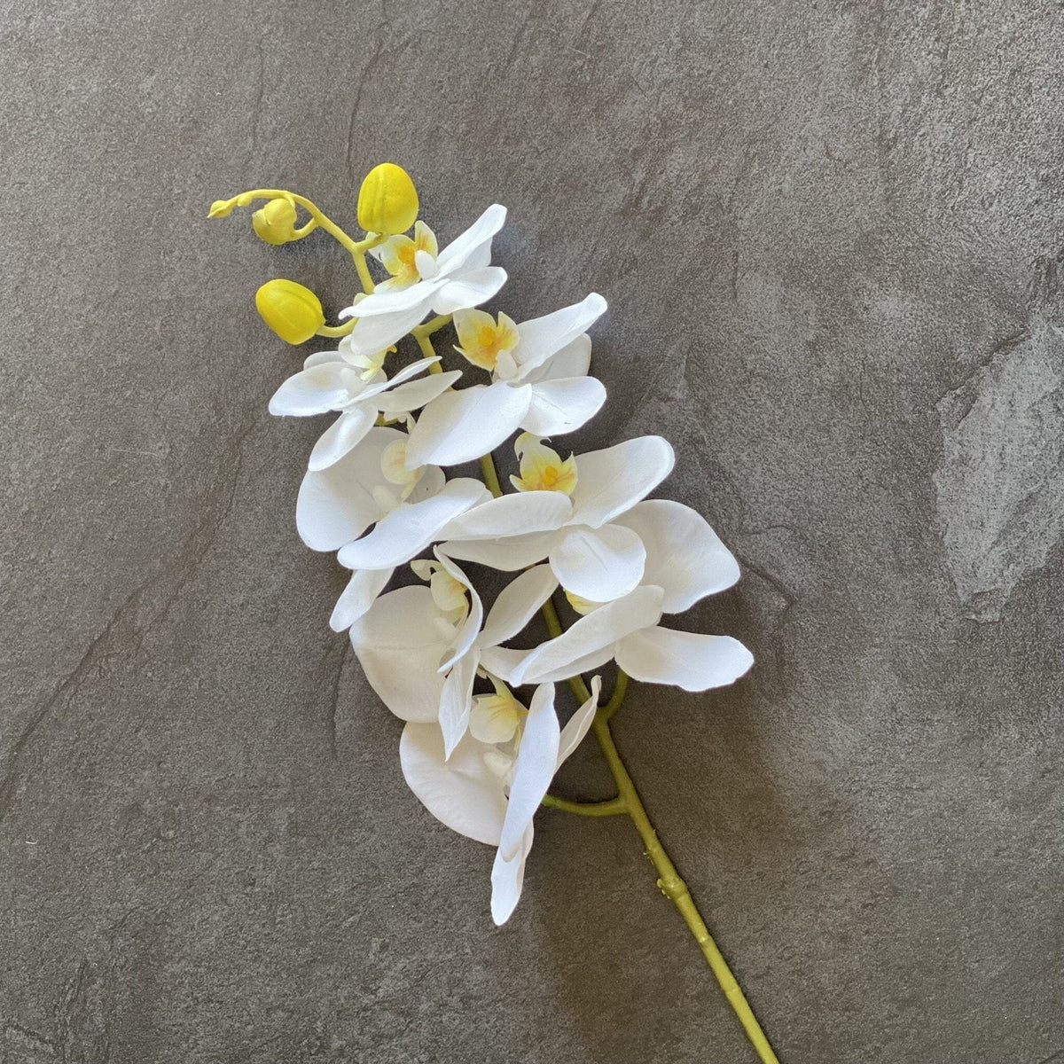 Orquídea Artificial Blanca Flores Artificiales Deco por ti 