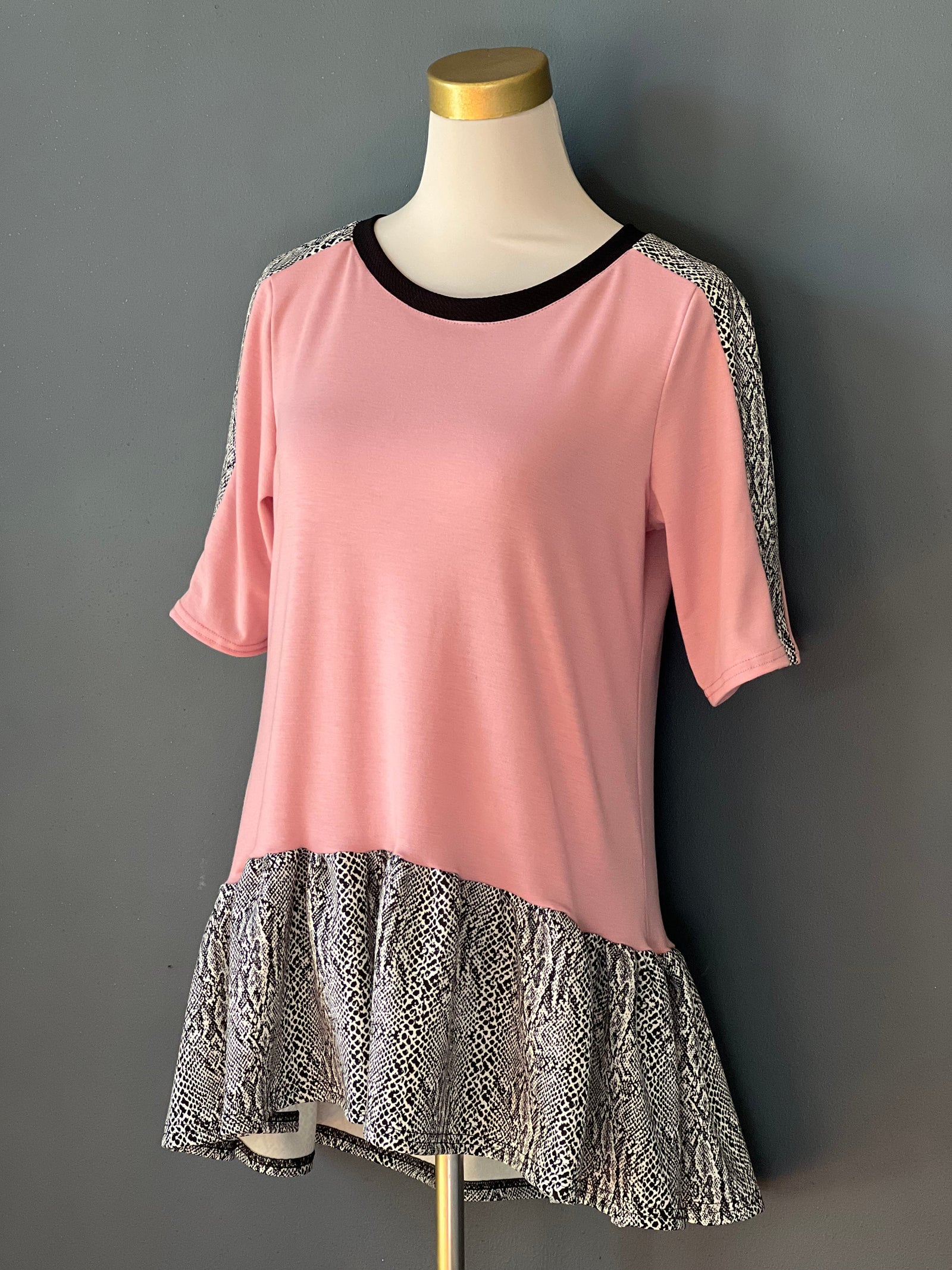 Polera Pitón Rosado Moda Deco por ti 