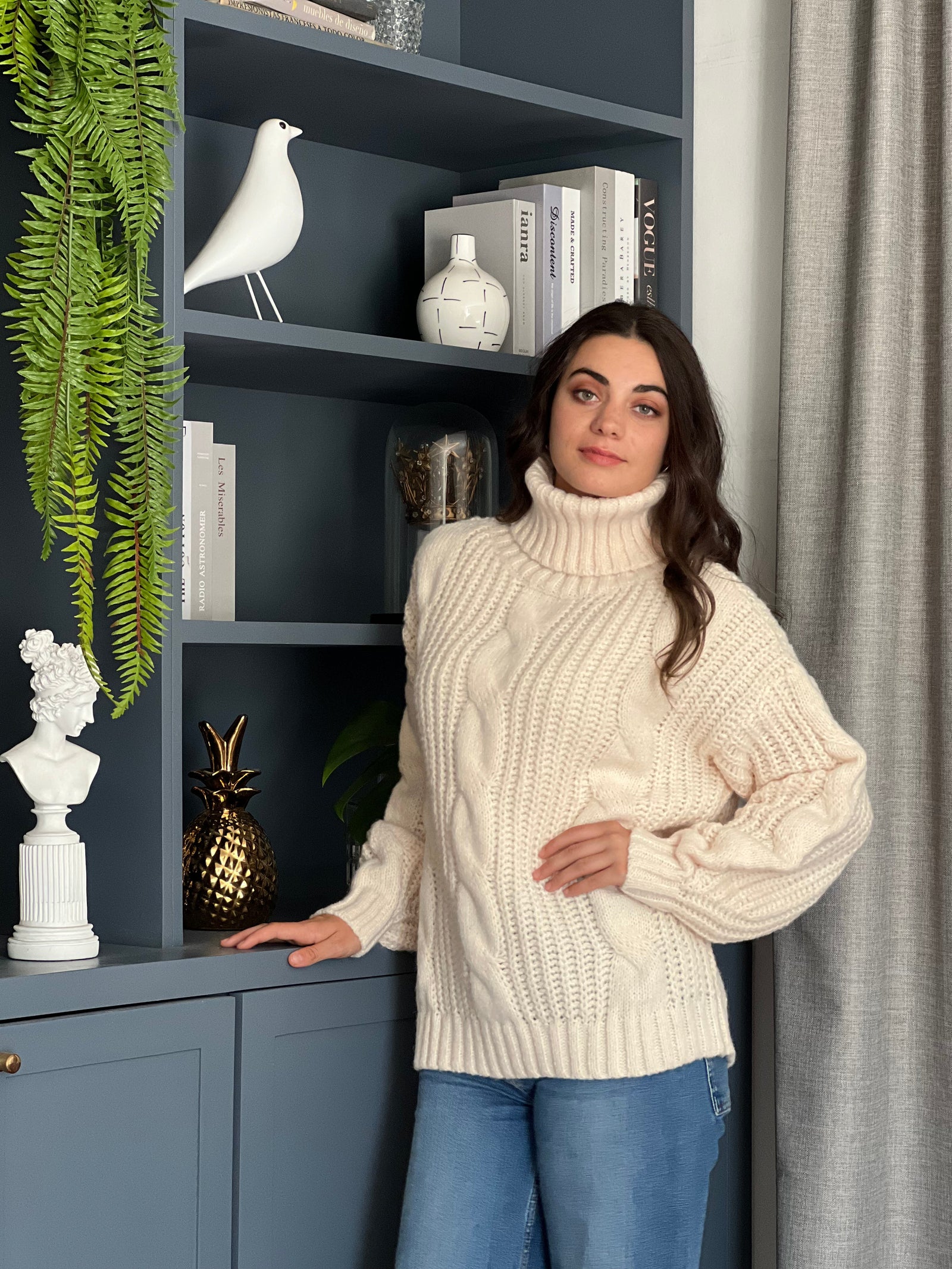 Sweater cuello Crudo Deco por ti 